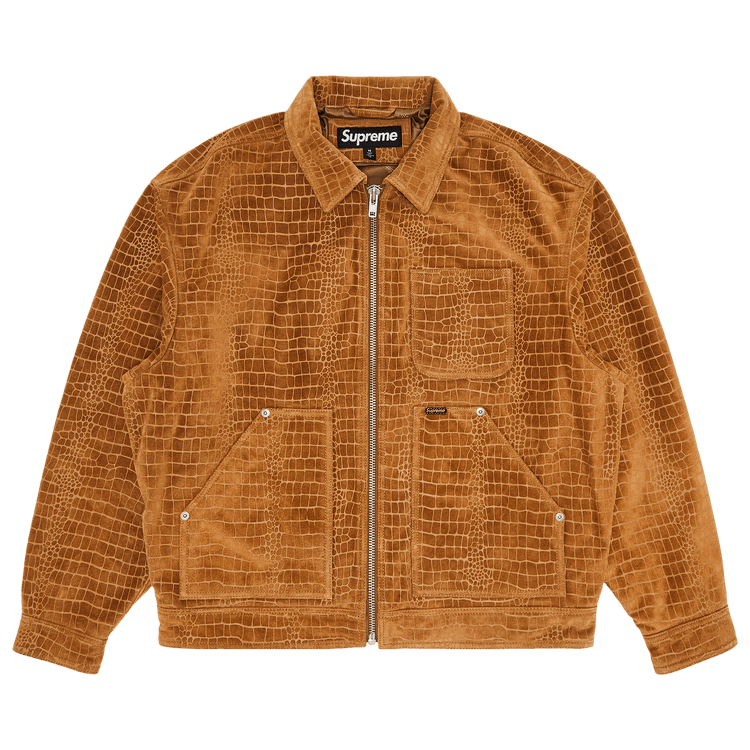 Supreme Suede Work Jacket "Croc"