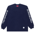 Supreme Old English Long-Sleeve Top "Navy"