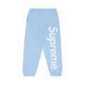 Supreme Satin Appliqué Sweatpant "Light Blue"