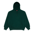 Supreme Satin Appliqué Hooded Sweatshirt "Dark Green"