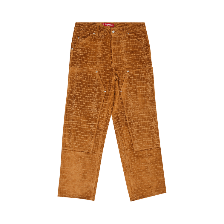 Supreme Suede Double Knee Painter Pant "Croc"