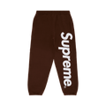 Supreme Satin Appliqué Sweatpant "Brown"