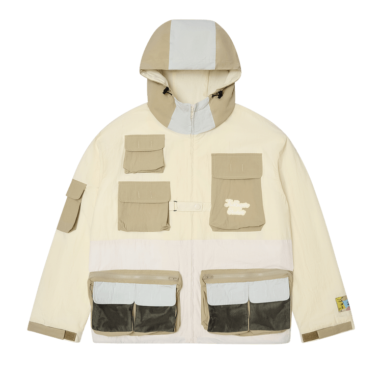 KidSuper 10 Pocket Tech Jacket "Cream"