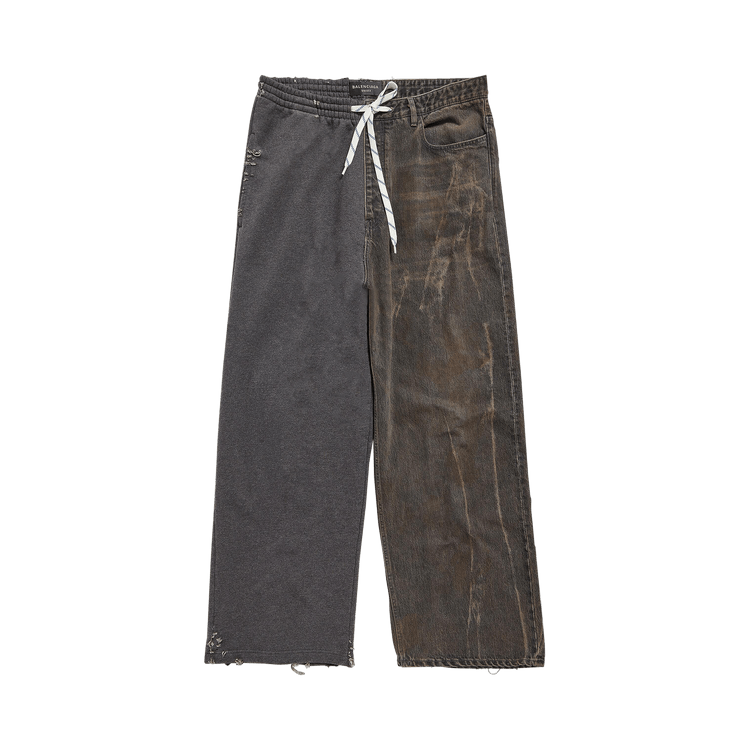 Balenciaga Hybrid Baggy Pants "Dark Brown"