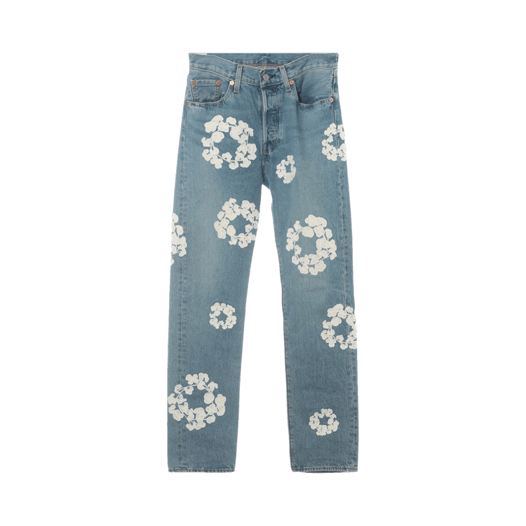 Levi"s x Denim Tears Logo Japan Embroidered Denim Jeans "Blue'