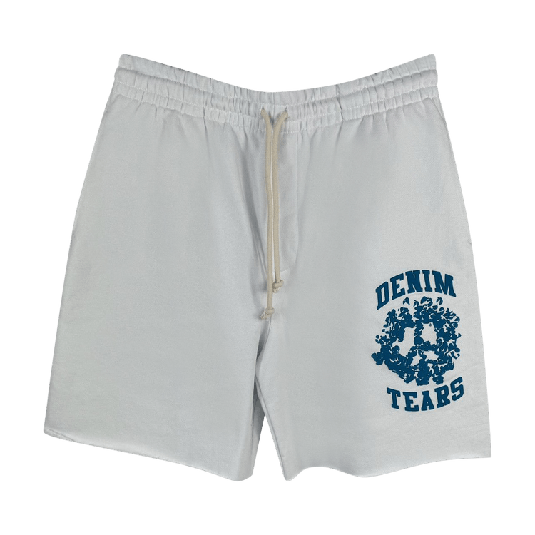 Denim University Sweat Shorts "White"