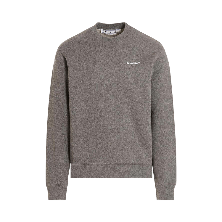 Off-White Wave Outline Diag Sweatshirt "Grey"