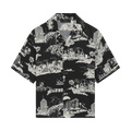 Amiri LA Landmark Camp Shirt "Black"