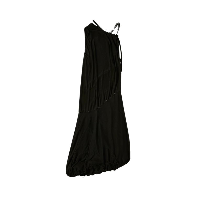 Kiko Kostadinov Hellesen Jersey Dress "Jade/Black/Mystic Black"