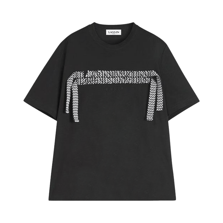 Lanvin Curb Lace T-Shirt "Black"