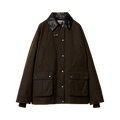 Miu Miu Waxed Canvas Padded Jacket "Ebony"
