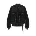 Rick Owens DRKSHDW Bauhaus Corduroy Flight Bomber "Black"