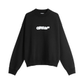 Off-White Spray Arrow Skate Crewneck "Black/White"
