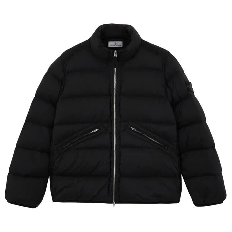 Stone Island Stretch Nylon Down Jacket "Black"