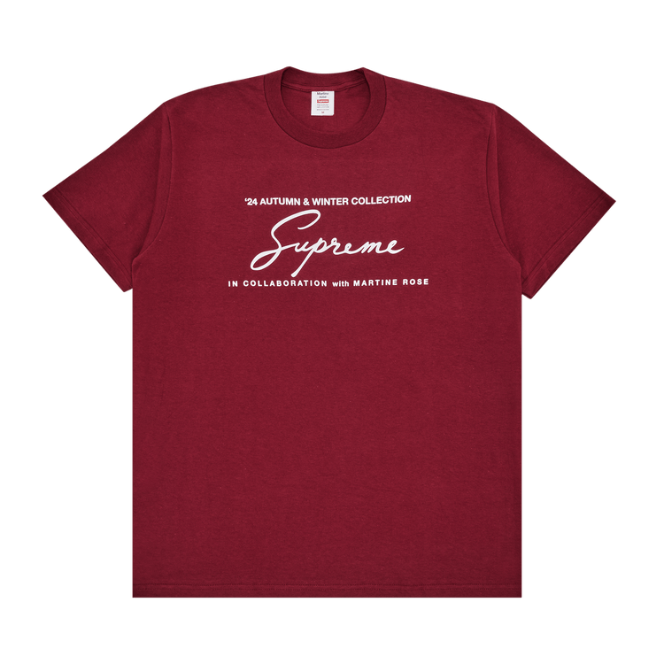 Supreme x Martine Rose Tee "Cardinal"