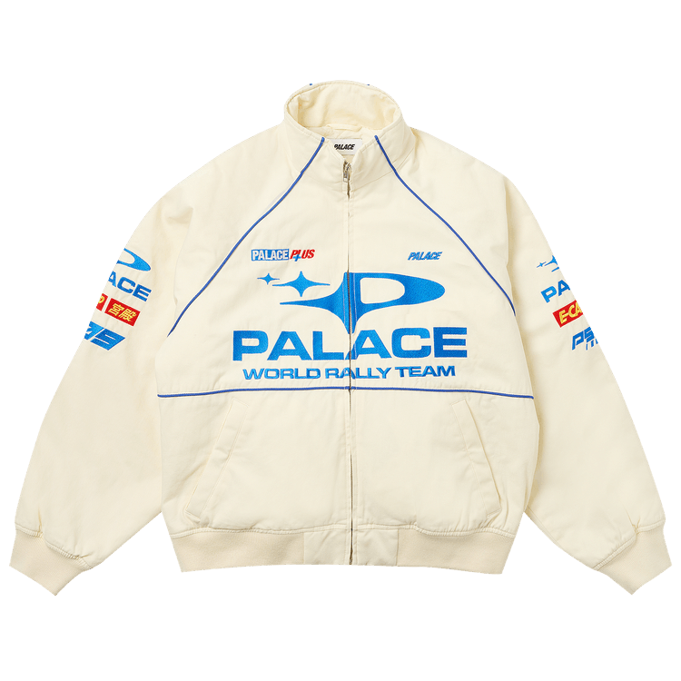Palace Pally Rally Jacket "Off White"