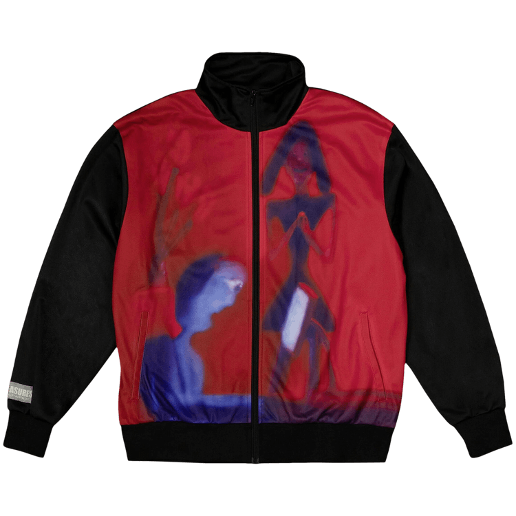 Pleasures Screen Track Jacket "Black"