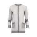 Saint Laurent Sheer Cardigan "Steel Grey"