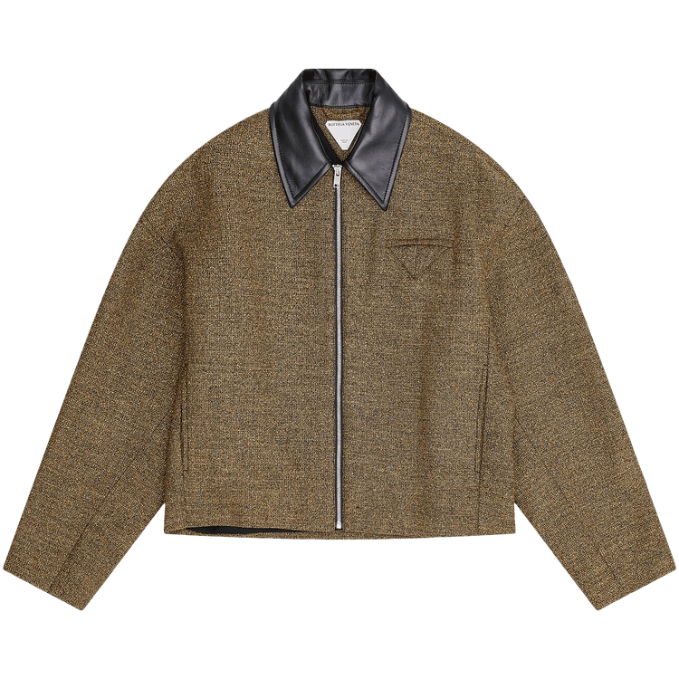 Bottega Veneta Frise Blouson "Flax/Beige/Black"