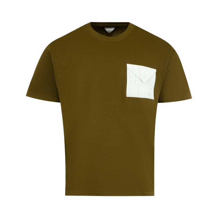 Bottega Veneta Jersey T-Shirt "Olive Oil"