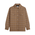 CELINE Checked Overshirt "Camel/Beige/Marron"
