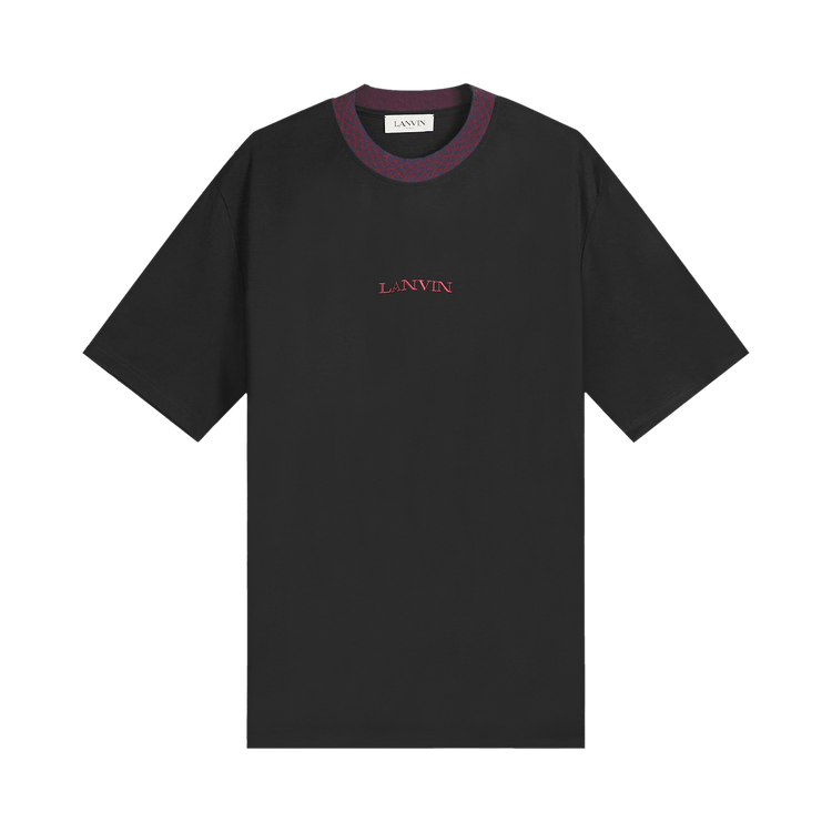 Lanvin Curb Mohair Logo T-Shirt "Black"