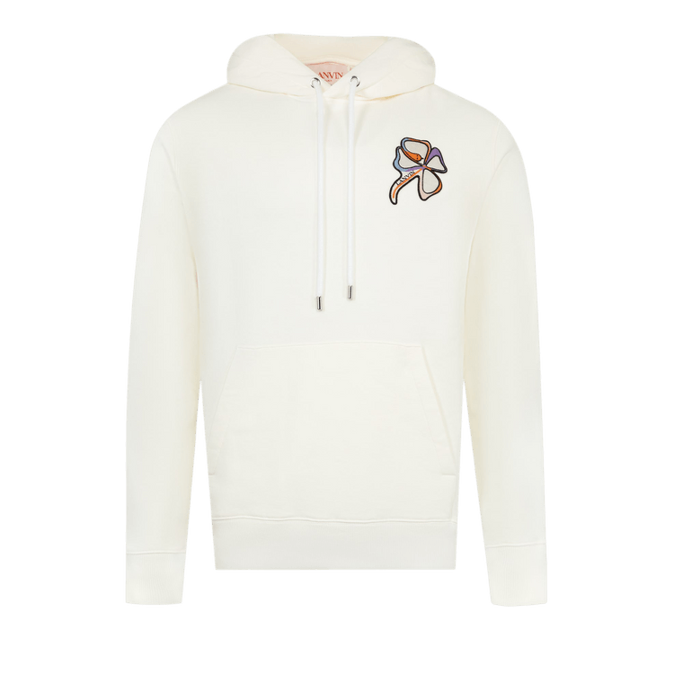 Lanvin Clover Snake Patch Hoodie "Enamel"