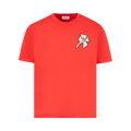 Lanvin Clover Snake Patch T-Shirt "Flame"