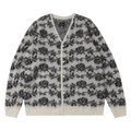 Needles Rose Mohair Cardigan "Ice White"