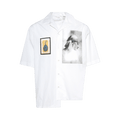 Lanvin Asymmetric Shirt "White/Black"