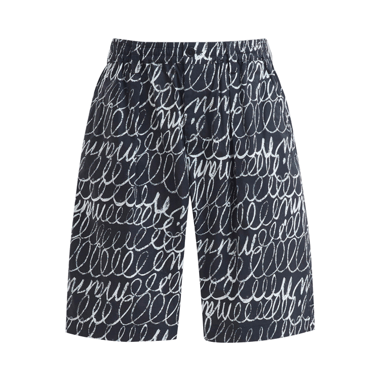 Marni Drawstring Bermuda Pants "Black"