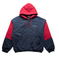Martine Rose Quilted Zip Up Hoodie "Blue"