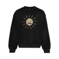 Nahmias Beaded Sun Crewneck "Worn Black"