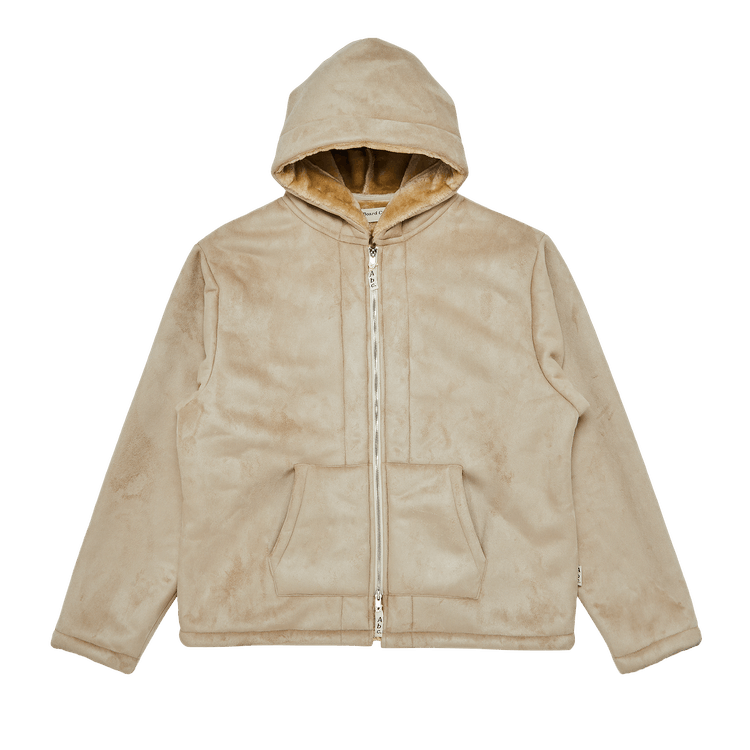 Advisory Board Crystals Ecopel Sheepskin Zip Up Jacket "Ecru"