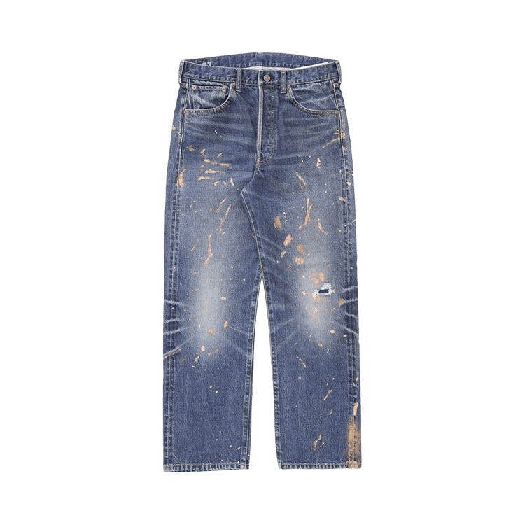 Visvim Social Sculpture 01 Slim Damaged Jeans "Indigo"