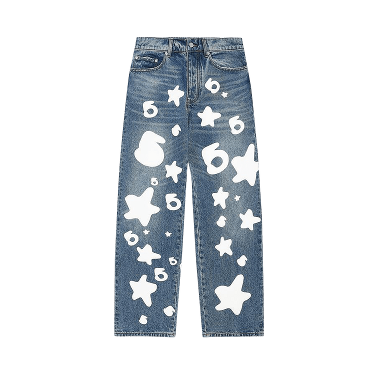 Sp5der Beluga Wash Denim "Light Indigo Wash"
