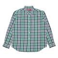 Supreme Plaid Flannel Shirt "Blue"