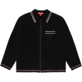Supreme Zip Up Polo Sweater "Black"