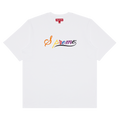 Supreme Cursive Short-Sleeve Top "White"