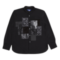 Junya Watanabe MAN Patchwork Long-Sleeve Shirt "Black"