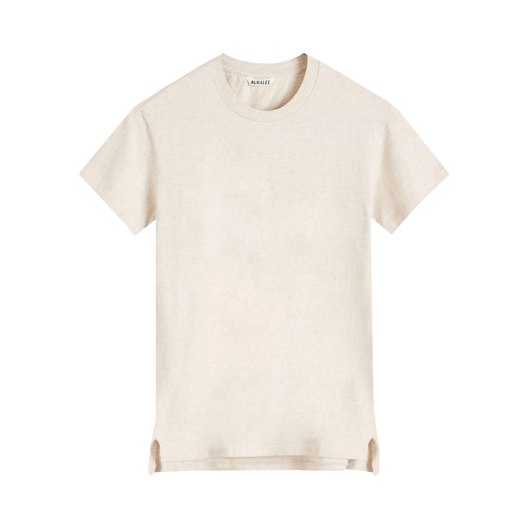 Auralee Seamless Crewneck Tee "Top Brown"