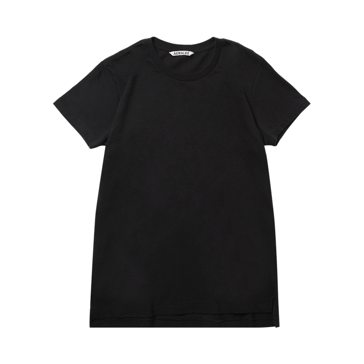 Auralee Seamless Crewneck Tee "Black"