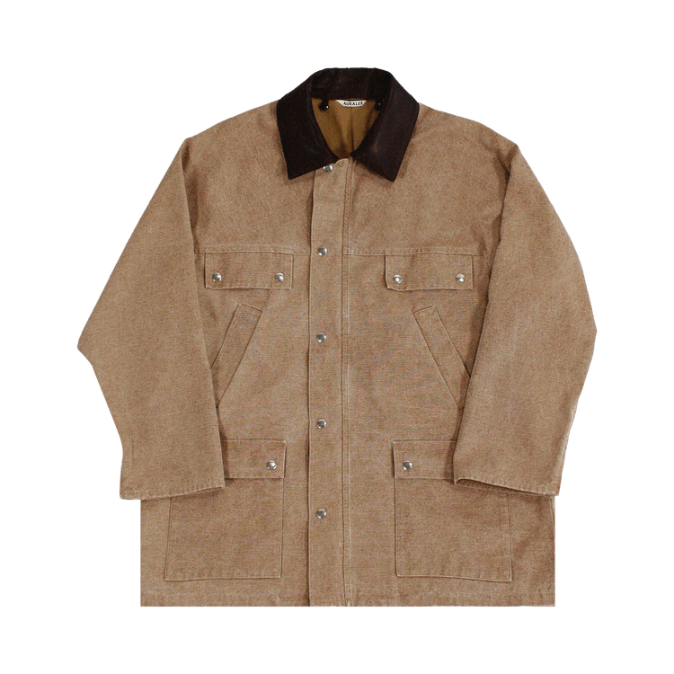 Auralee Hunting Blouson "Light Brown"