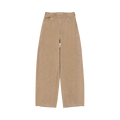 Auralee Washed Organic Canvas Pants "Light Brown"
