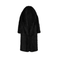 Entire Studios Vast Fur Coat "Black"