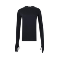 The Row Asja Top "Dark Navy"