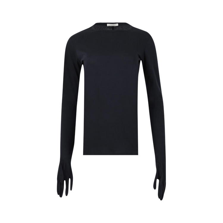 The Row Asja Top "Dark Navy"