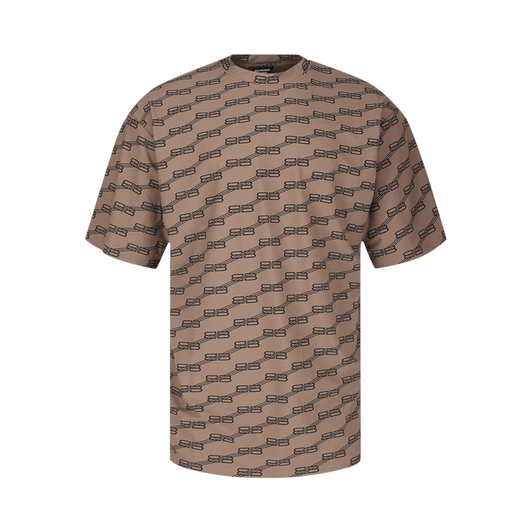 Balenciaga Monogram Swim T-Shirt "Beige"