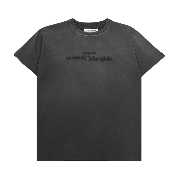 Maison Margiela Reverse Logo T-Shirt "Washed Black"