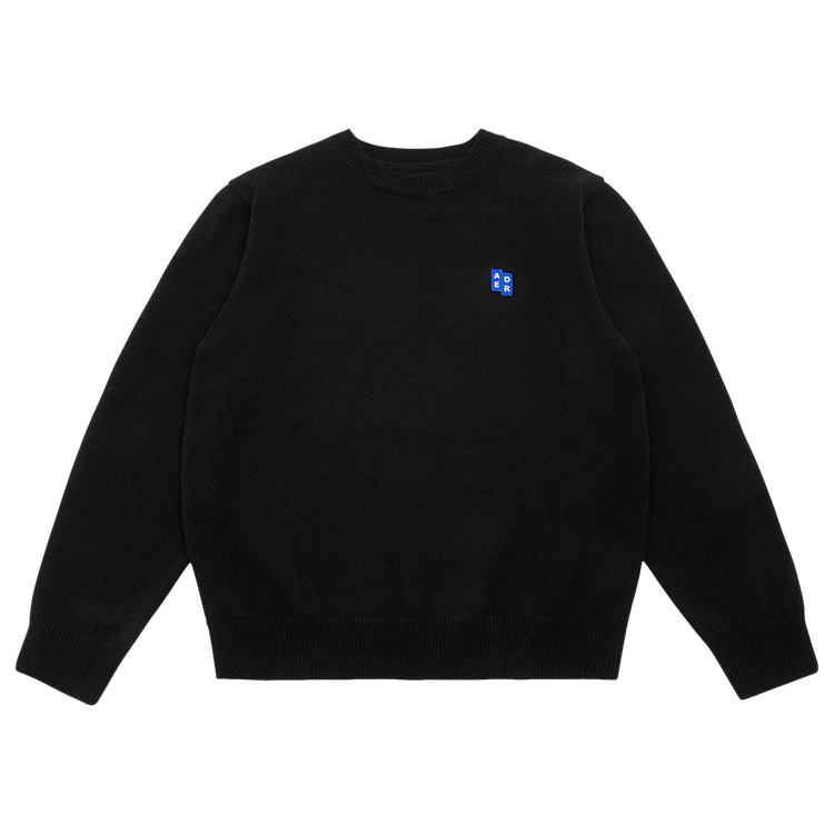 Ader Error TRS Tag Drop Shoulder Sweater "Black"
